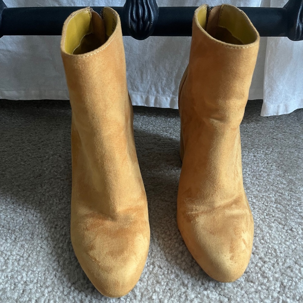 Yellow Steve Madden Boots